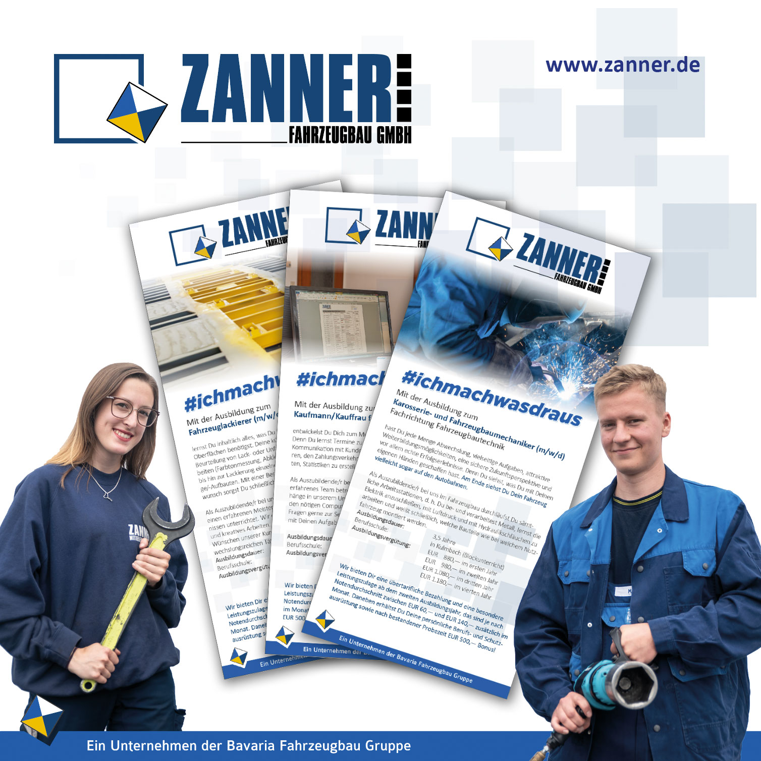 ichmachwasdraus Flyer Berufsinfo